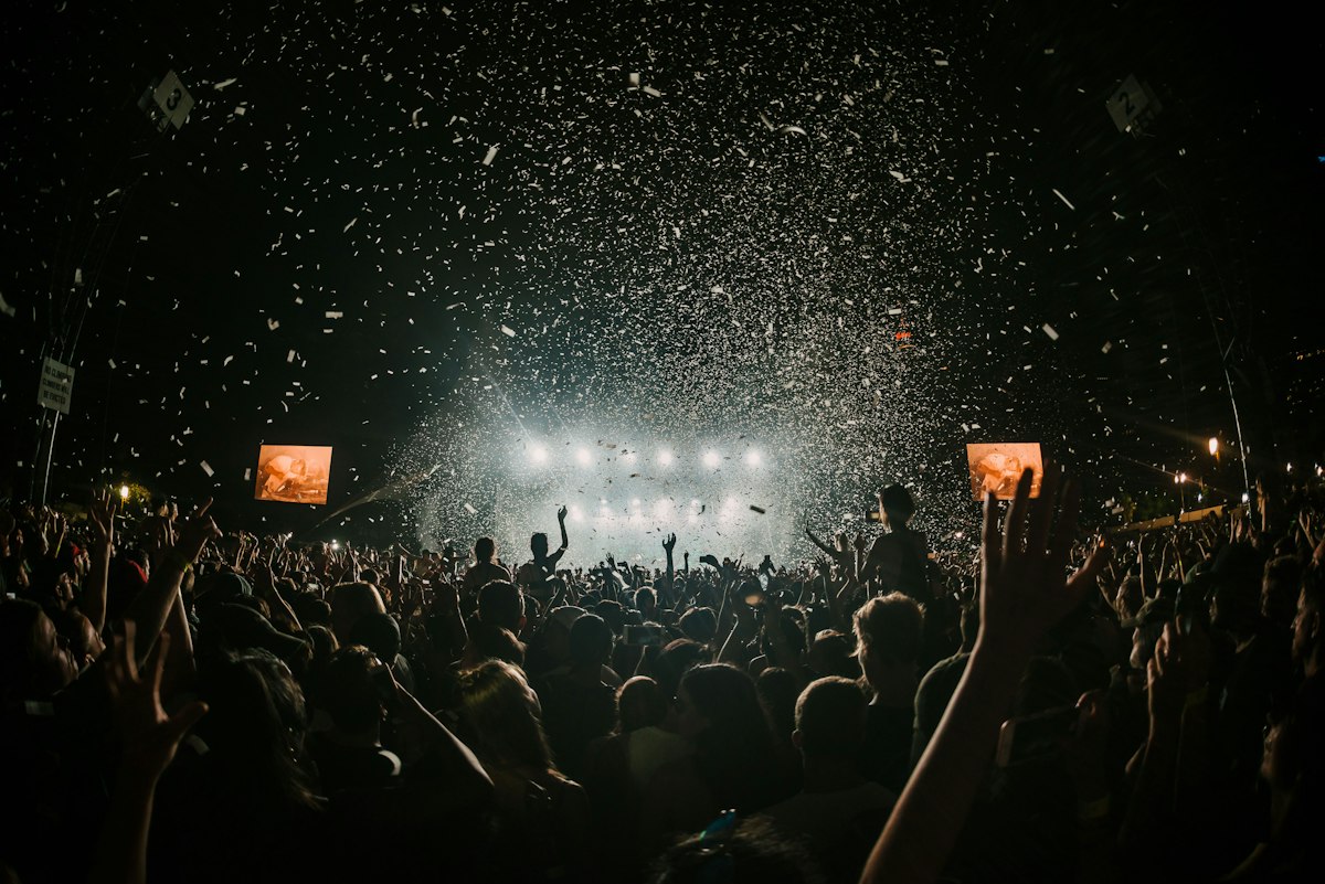 Festival crowd in Johnstown